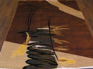 ковер шелк ручной работы